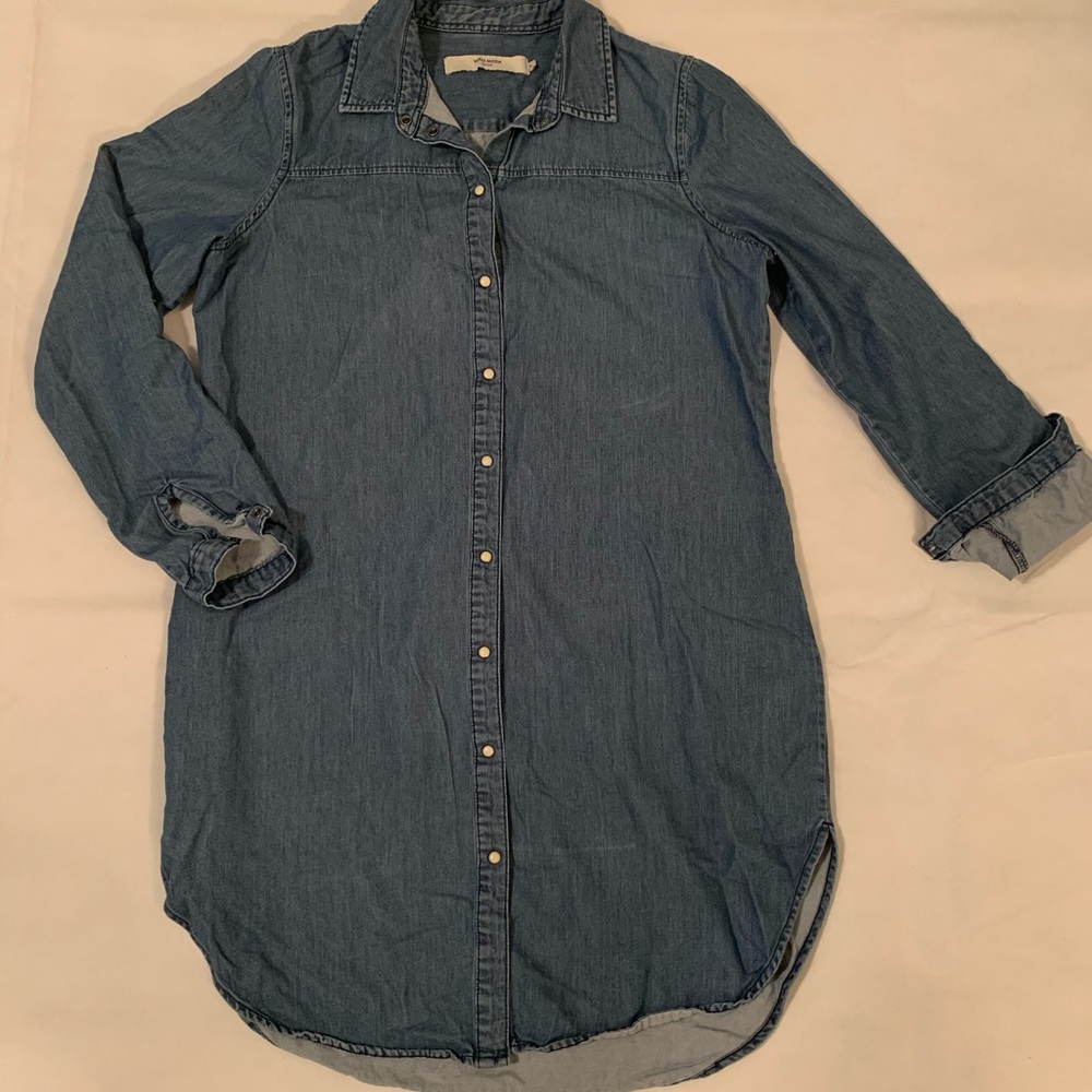Denim dress shirt
